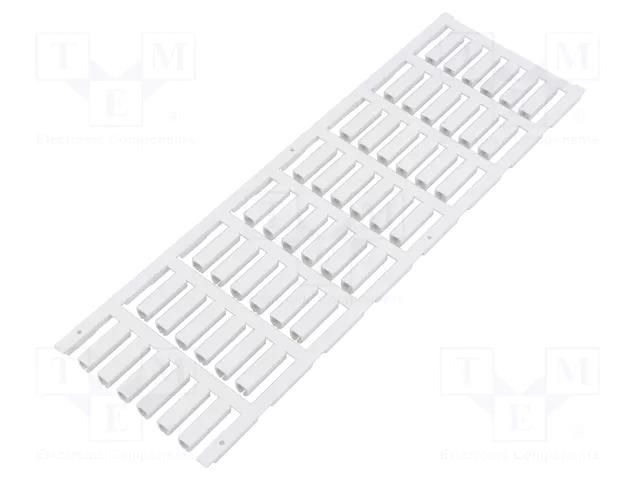 Markers; 3.6÷6mm; polyamide 66; white; -40÷100°C; leaded; SF WEIDMÜLLER WM-1919080000
