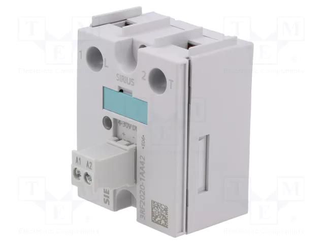 Relay: solid state; Ucntrl: 4÷30VDC; 20A; 24÷230VAC; 3RF20; 1-phase SIEMENS 3RF2020-1AA42