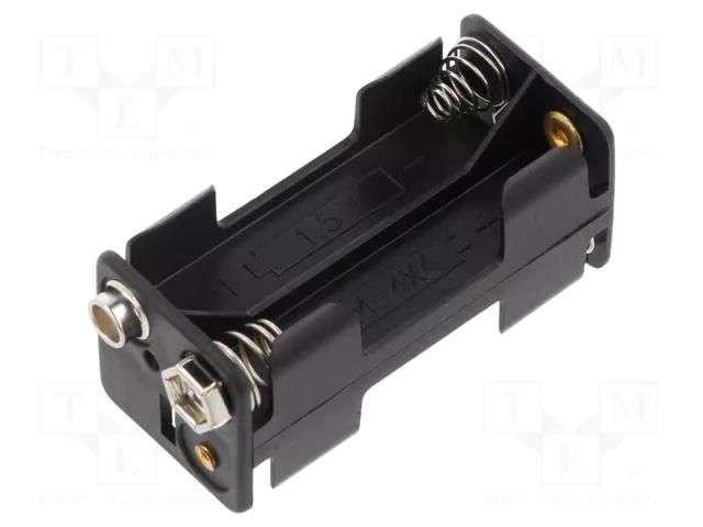 Holder; AAA,R3; Batt.no: 4; 6F22 type; black Goobay GOOBAY-11990