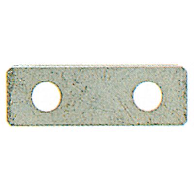 Cross-connector (terminal), when screwed in, Number of poles: 2, Pitch in mm: 27.00, Insulated: No, 125 A, grey Weidmuller 1064900000 04008190112745