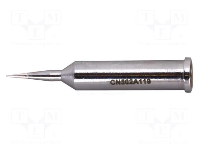 Tip; conical; 0.2mm; for soldering station METCAL GT4-CN1502A