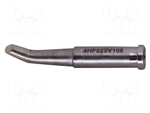 Tip; minispoon,bent; 2.5mm; for soldering station METCAL GT4-HF3025V