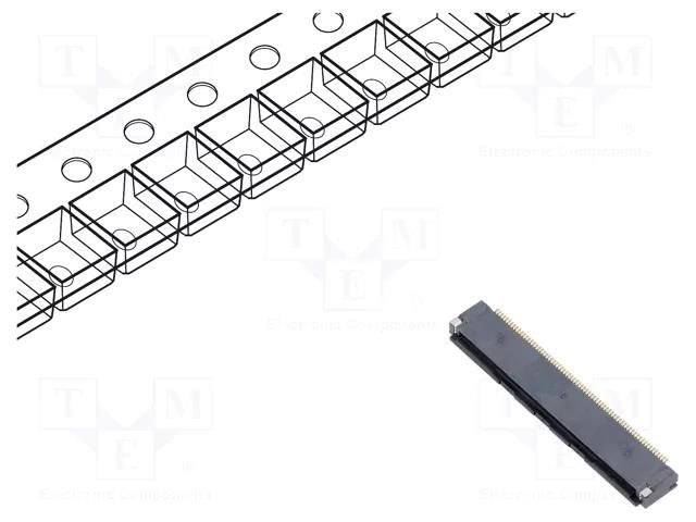 Connector: FFC/FPC; horizontal; PIN: 68; bottom contacts,ZIF; SMT HIROSE FH28K-68S-05SH-98