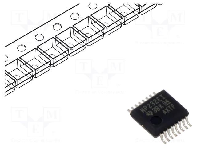 IC: interface; receiver,line driver; RS232; 250kbps; SSOP16; ESD TEXAS INSTRUMENTS MAX3232EIDBR