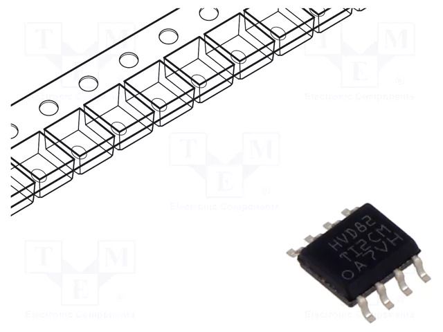 IC: interface; transceiver; half duplex,RS485; 250kbps; SOIC8 TEXAS INSTRUMENTS SN65HVD82DR