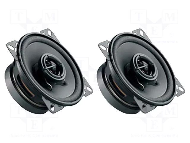 Car loudspeakers; two-way; 100mm; 60W; 90÷17000Hz; 4Ω; 2pcs. PHONOCAR ALPHA66020