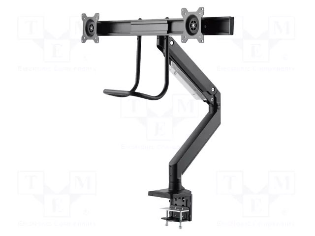 Holder; 1÷8kg; 17÷32"; Standard: 75x75mm,100x100mm; monitor x2 GEMBIRD MA-DA2-04