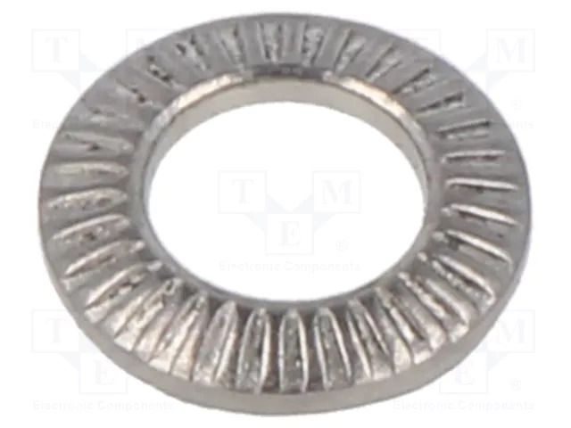 Washer; internally serrated; M4; D=8mm; h=1.2mm; BN 21206 BOSSARD B4/BN21206