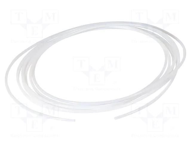 Hose; max.14bar; PTFE; 8mm; white; -70÷260°C PNEUMAT 259.34N