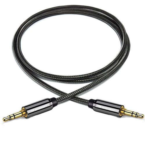 Wozinsky universal mini jack cable 2x AUX cable 3 m black, Wozinsky 5907769307430 5907769307430