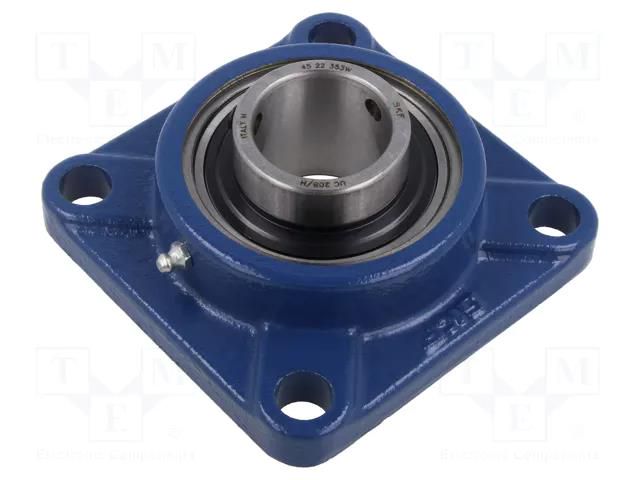 Bearing: bearing unit; adjustable grip,with square flange; 40mm SKF SKFUCF208/H