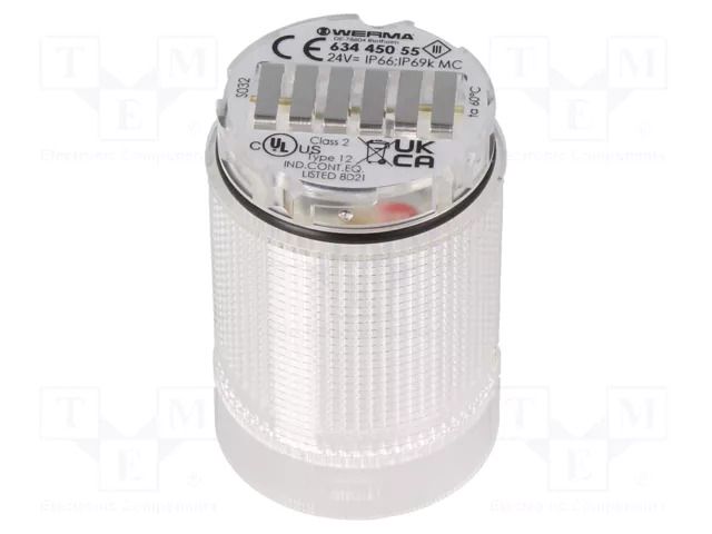 Automation module: light signaller; 24VDC; 24VAC; IP66,IP69K WERMA WER-63445055