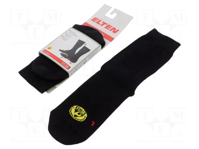 Socks; ESD; 35-38; black STATICTEC PRT-STF01013538