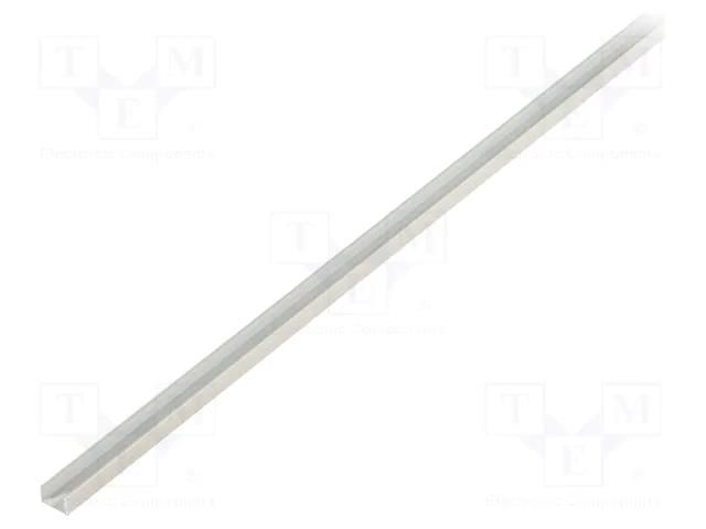 Profiles for LED modules; white; L: 1m; SILER; aluminium KLUŚ K-A09325L10OD-1M