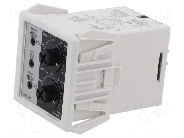 Timer; 0,3s÷30h; relay; 250VAC/3A,30VDC/3A; Usup: 100÷240VAC AUTONICS ATS8W-43