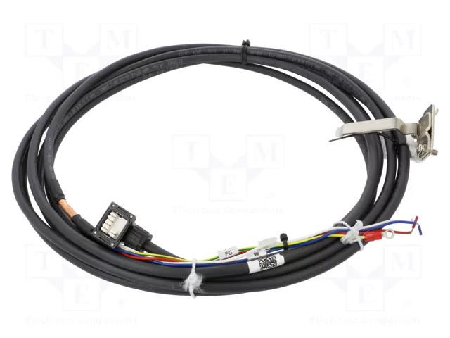 Accessories: Connection lead; Standard: Omron; 1S; power; 5m OMRON R88A-CA1A005SF-E