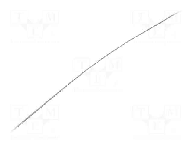 Braids; tape; Thk: 0.38mm; W: 0.64mm; 4A; 27AWG; 305m; copper strand ALPHA WIRE 1221-SV001