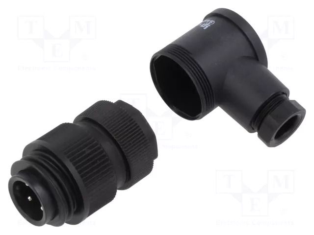 Connector: circular; 400V; 16A; PIN: 4; plug; male; Type: unshielded BINDER 99-4221-70-04