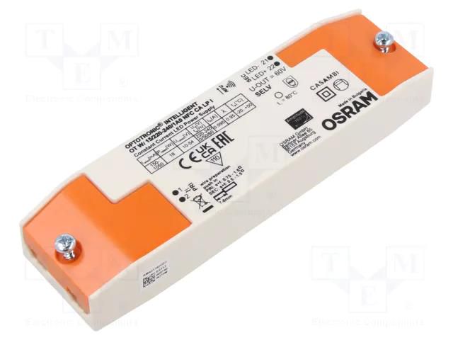 Power supply: switching; LED; 18W; 10÷54VDC; 150mA÷1.05A; IP20 ams OSRAM 4062172228039