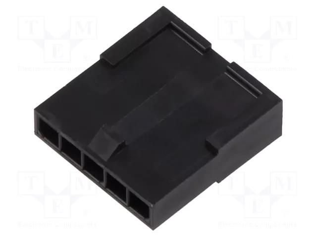 Connector: wire-wire; plug; male; Micro-Fit 3.0; PIN: 5; for cable MOLEX MX-43640-0501