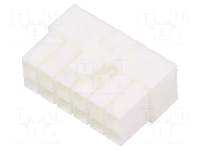 Connector: wire-wire/PCB; plug; female; 600V; PIN: 12; for cable JST VLP-12V