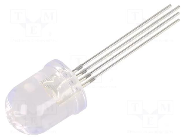 LED; green/blue/yellow; 10mm; 30°; Front: convex; No.of term: 4 OPTOSUPPLY OSTLMCA131A