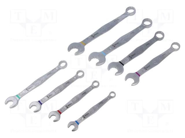 Wrenches set; combination spanner; Joker 6003; 8pcs. WERA WERA.05020235001