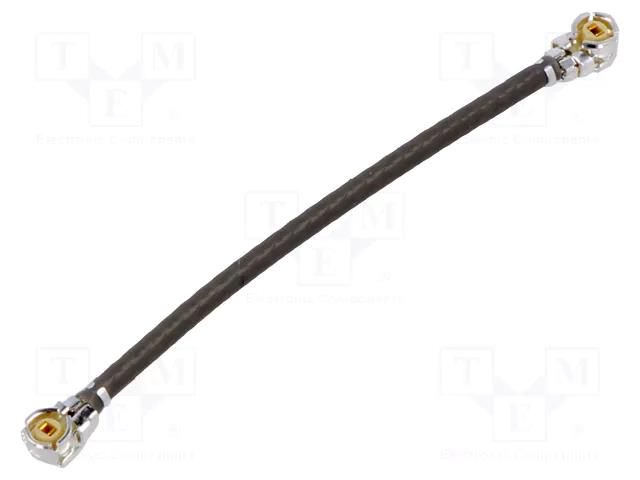Cable; female; Len: 40mm; U.FL,both sides; Wire colour: grey HIROSE UFL2LPHF6066N1A40
