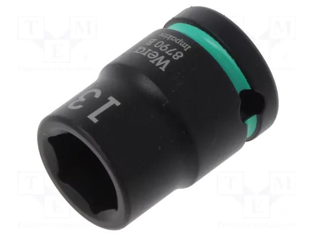 Socket; 6-angles,socket spanner,impact; HEX 13mm; 3/8"; IMPAKTOR WERA WERA.05005504001