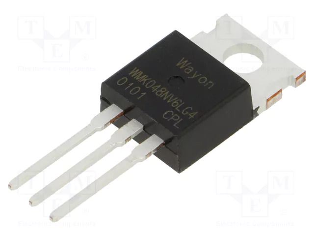 Transistor: N-MOSFET; unipolar; 65V; 110A; Idm: 440A; 104.2W WAYON WMK048NV6LG4-CYG