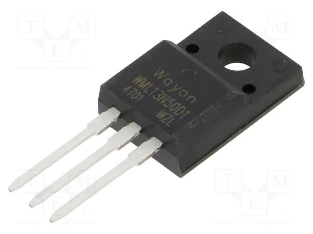 Transistor: N-MOSFET; unipolar; 500V; 13A; TO220FP WAYON WML13N50D1-CYG