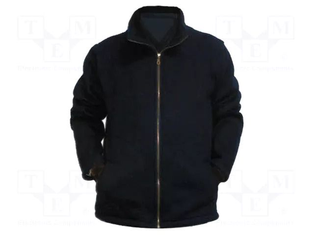 Fleece; ESD; XXXL; polyester,carbon fiber; blue (dark); 1÷100MΩ STATICTEC PRT-STC1907