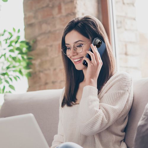 Dux Ducis Fino case cover iPhone 14 Pro blue nylon, Dux Ducis 6934913036860 6934913036860