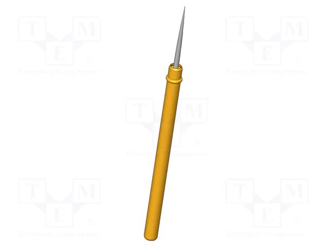 Test needle; Spring compression: 4mm; 8mm; 5A; steel; Ø: 0.6mm; 0.6N INGUN GKS-112-2273