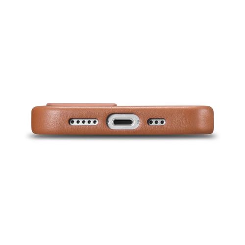 iCarer Case Leather Case Cover for iPhone 14 Brown (WMI14220705-BN) (MagSafe Compatible), iCarer 6975092685180 6975092685180