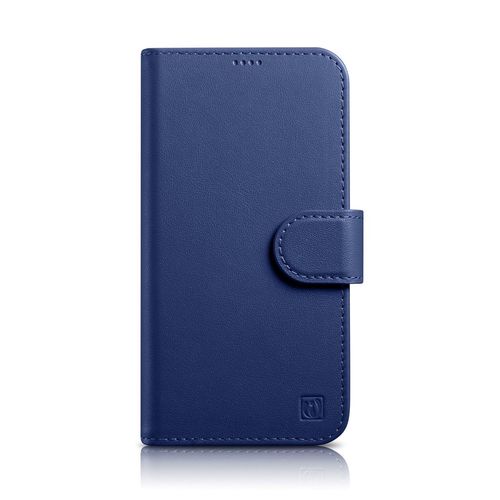 iCarer Wallet Case 2in1 Cover iPhone 14 Pro Max Leather Flip Case Anti-RFID Blue (WMI14220728-BU), iCarer 6975092686408 6975092686408