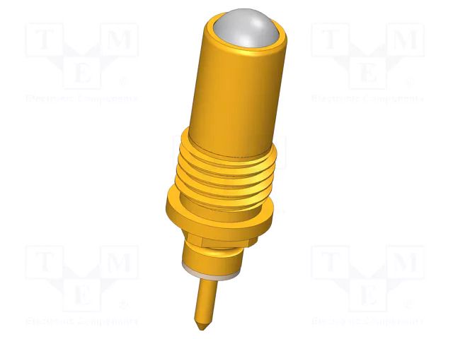 Test needle; 0.85mm; 10A; steel; Ø: 3mm; rounded; SKS-339; screw-in INGUN SKS-339-0001