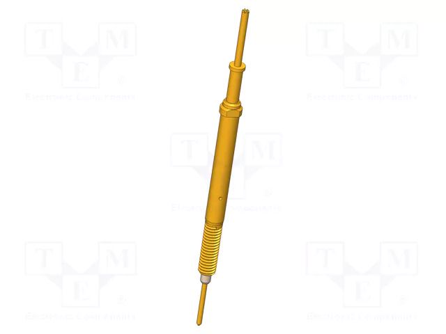 Test needle; Maksimum spring compression: 5.2mm; 3A; Ø: 1mm; 0.7N INGUN SKS-465-0181
