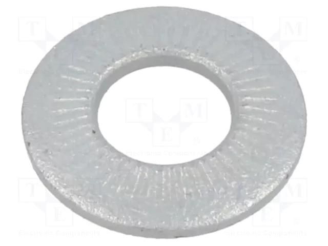 Washer; internally serrated; M10; D=22mm; h=2.75mm; spring steel BOSSARD B10/BN84530