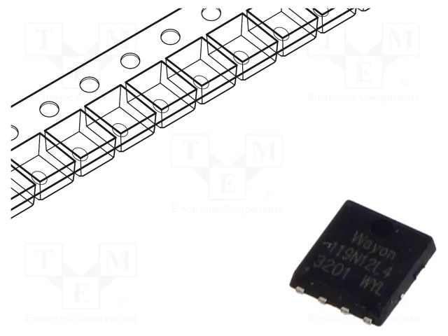 Transistor: N-MOSFET; unipolar; 120V; 65A; Idm: 260A; 96.1W WAYON WMB119N12LG4-CYG