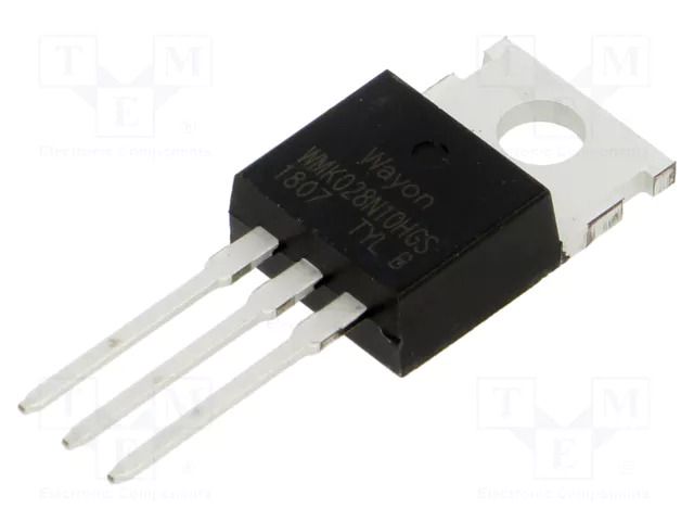 Transistor: N-MOSFET; unipolar; 100V; 257A; Idm: 1028A; 379W WAYON WMK028N10HGS-CYG