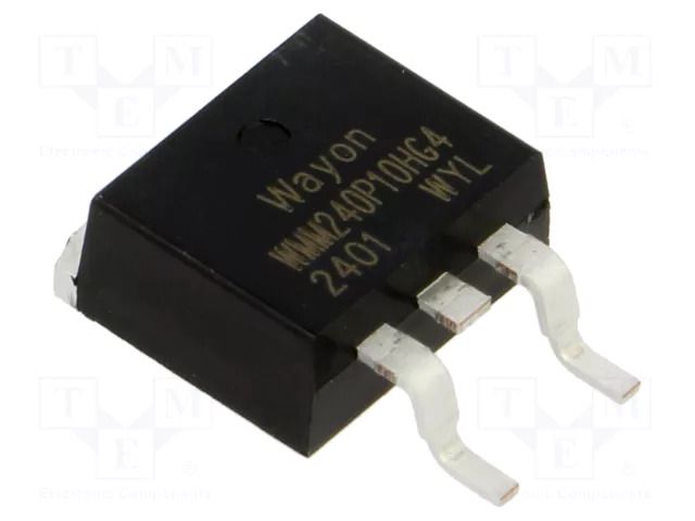 Transistor: P-MOSFET; unipolar; -100V; -38A; Idm: -240A; 192.3W WAYON WMM240P10HG4-CYG
