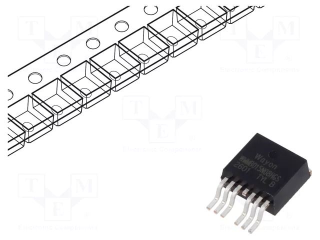 Transistor: N-MOSFET; unipolar; 80V; 358A; Idm: 1432A; 347.2W WAYON WMMB015N08HGS-CYG