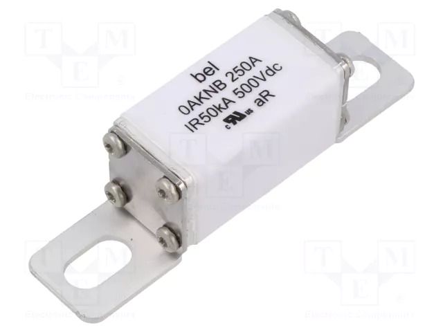 Fuse: fuse; 250A; 500VDC; ceramic BEL FUSE 0AKNBK250-BB
