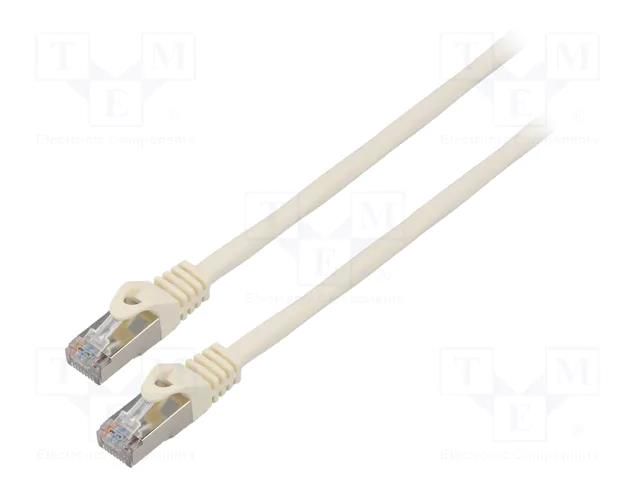 Patch cord; RJ45 plug,both sides; F/UTP; 6; stranded; CCA; PVC LANBERG PCF6-10CC-0300-W