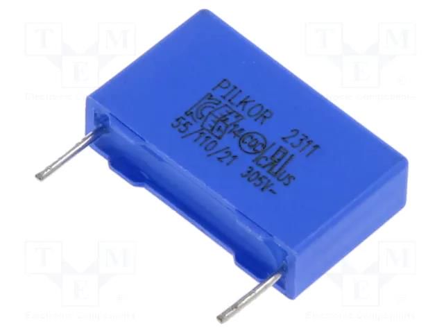 Capacitor: polypropylene; X2; 100nF; THT; ±20%; 15mm; -55÷105°C PILKOR PCX2339F60104