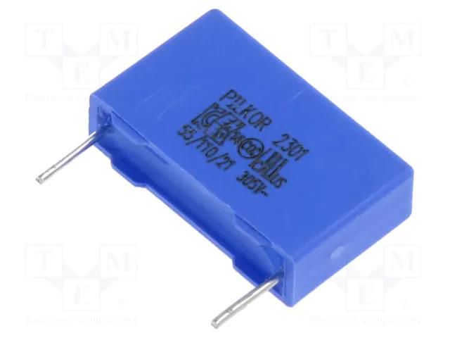 Capacitor: polypropylene; X2; 10nF; THT; ±10%; 15mm; -55÷105°C; 305V PILKOR PCX2339F61103