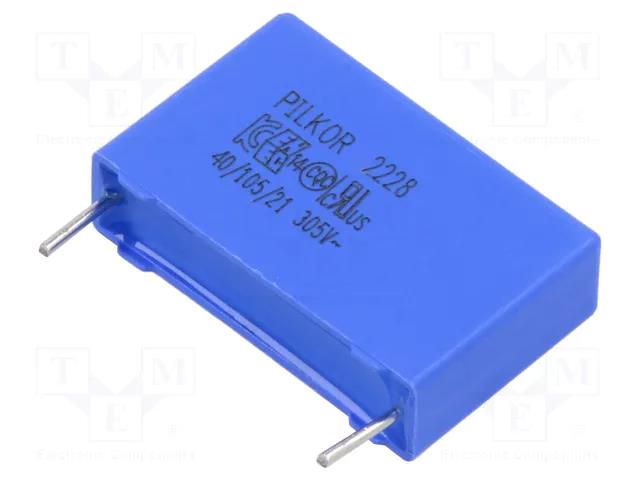 Capacitor: polypropylene; X2; 470nF; THT; ±20%; 22.5mm; -40÷105°C PILKOR PCX2337J60474