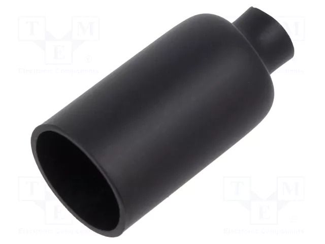 Heat shrink cap; glued; 3: 1; 12.7mm; L: 38.1mm; black; polyolefine TE Connectivity PD-CAP-1/2-0