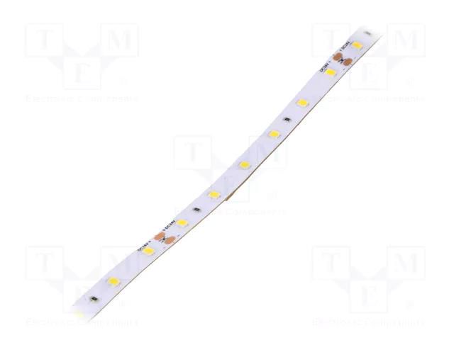 LED tape; white neutral; 2835; LED/m: 60; 8mm; IP64; 120°; 6W/m POS HQS-60NWP-24